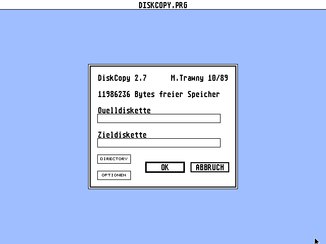 DiskCopy atari screenshot